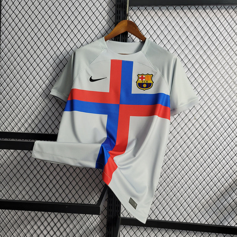 Camisa de Manga Longa do Barcelona Home 14/15 Retro Nike
